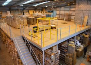 China Double Deep Pallet Rack Mezzanine Systems , Heavy Duty Narrow Mezzanine Floor System wholesale