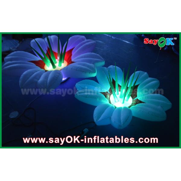 Flower Shaped Inflatable Lighting Decoration , Wedding Inflatable LED Light