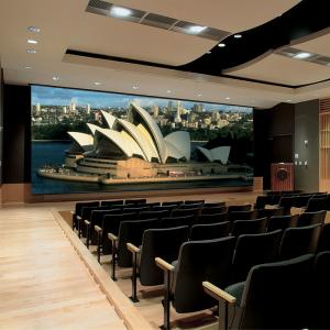 China High Definition Motorised Projector Screen For Conference Rooms / Home Theater wholesale