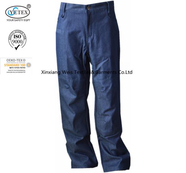 Arc Flash Protective Men's Fr Cargo Work Pants / Fireproof Trousers Denim