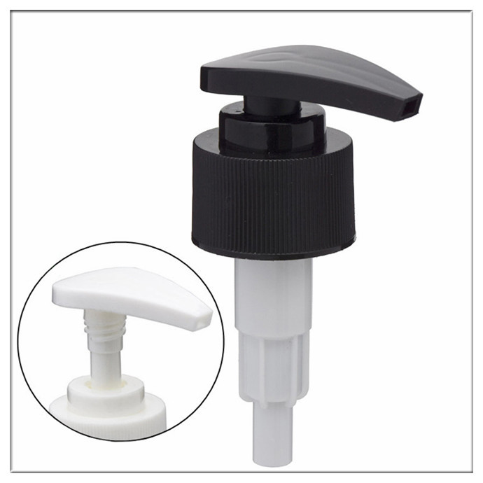 Ribbed Surface Plastic Bottle Dispenser Pump 24 Mm Internal Diameter