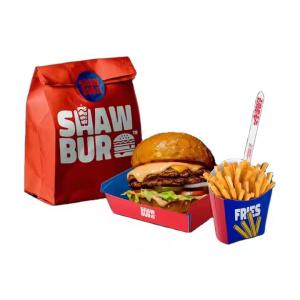 China Wholesale Custom Eco-Friendly Burger Box for Fast Food Takeaway wholesale