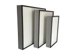 Pharmaceuticals 0.3um Mini Pleat HEPA Filter Flange Type Aluminum Frame
