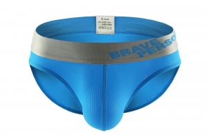 China Blue Mens Sexy Underwear Sexy Fashion Sport Panties Plus Size Nylon Boxer Briefs wholesale