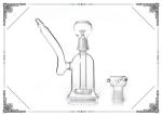Mini Borosilicate Glass Water Bubbler Showerhead Percolator With Glass Nail