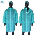 Disposable Lab Coat Waterproof Nonwoven Workwear Uniform Microporous Model NO.