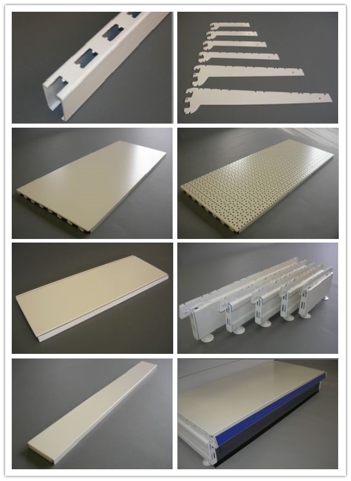 Easy Assembly Supermarket Display Shelving 150KG / Level Loading Capacity