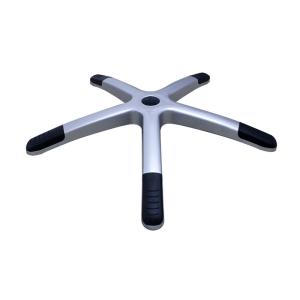 China High quality 700mm silver Nylon Office Chair Base with Lumbar Support and Casters wholesale