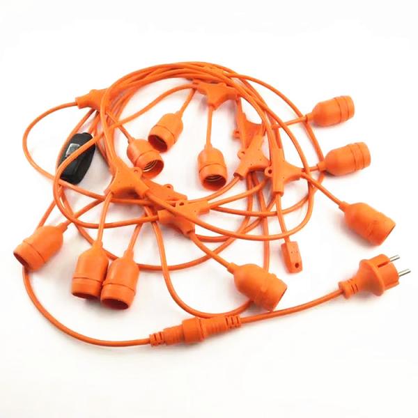 Holiday outdoor lighting colorful pendant Lamp Light Chain 0.5m-10m copper Loft