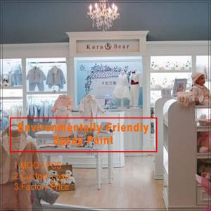 China hot sell fashion baby clothes store interior design for clothing display wholesale
