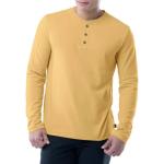 Source Manufacturers Men′s Long Sleeve Soft Wash Button Cotton T-Shirt