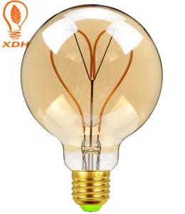 China 8W Dimmable Vintage Edison Light Bulbs G95 E27 Led Spiral Filament Bulb wholesale
