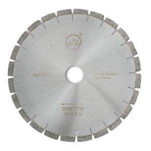 China Finishing Ti-coated Diamond Blade for Marble and Granite Cutting 14'' U-slot Disc wholesale