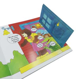China 300gsm C1S Custom Kids Story Book 4C Colorful Printing Children Board wholesale