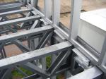 China Advanced Light Steel Frame Structure Metal Car Sheds/ Waterproof