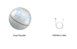 China USB Rolling Ball Cat Toy Smart Laser 5V Charger Durable Pet Toys 71mm Pointer wholesale