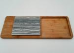 Cute Stone Placemats Marble Bamboo Material Eco Friendly For Cutting Fruit