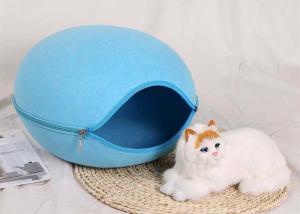 China 46*38*25cm Egg Shaped Washable Felt Pet Cave House wholesale