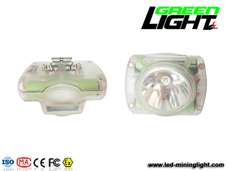 15000lux ATEX M1 Led Mining Cap Lamp 6800mAh Li Ion Battery
