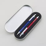 Business Office Metal Matte Press Ball Pen Print Logo Fluent Writing Gift Ball