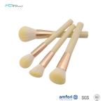 12pcs Aluminium Ferrule Wooden Handle Makeup Brushes
