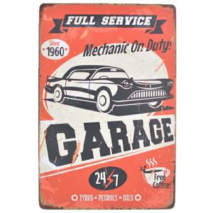 China Metal wall art Metal sign ,2024 metal Car sign ,vintage style poster sign for advertising wholesale