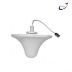 Indoor 2.4GHz 5dBi Omni Directional Ceiling Antenna ABS White N Male Female