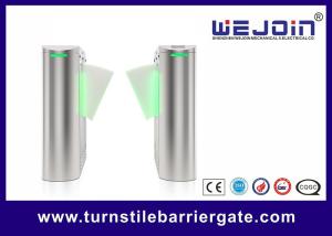 China Id Card Reader Flap Barrier Gate Anti Collision wholesale