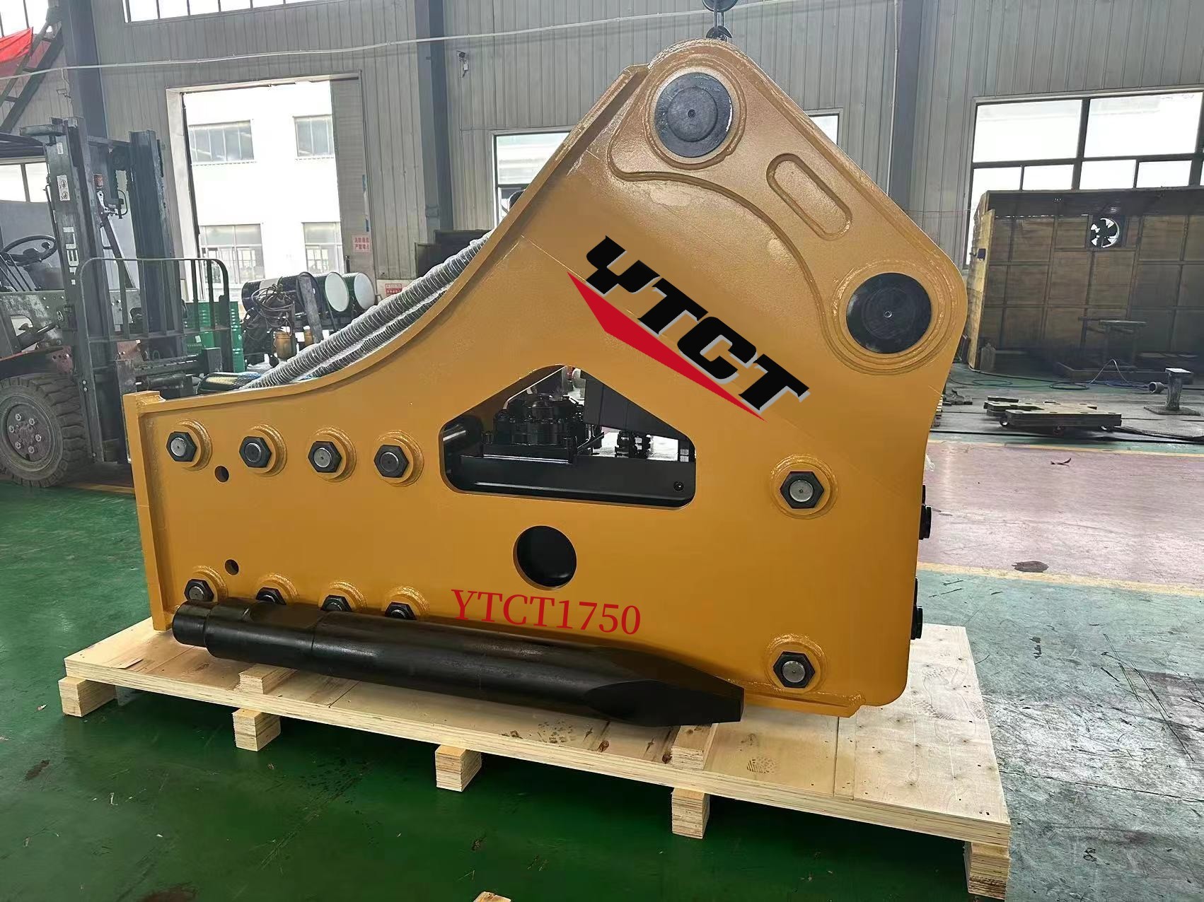 Side Type Heavy Duty Rock Breaker Hammer Ytct151 Hydraulic Breaker For Excavator