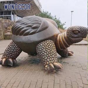 China 120cm Outdoor Bronze Sea Turtle Sculpture Perfect For Theme Park Display wholesale