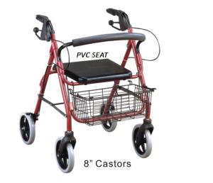 China Durable Shopping Rollator , Adults Drive Medical Aluminum Rollator wholesale