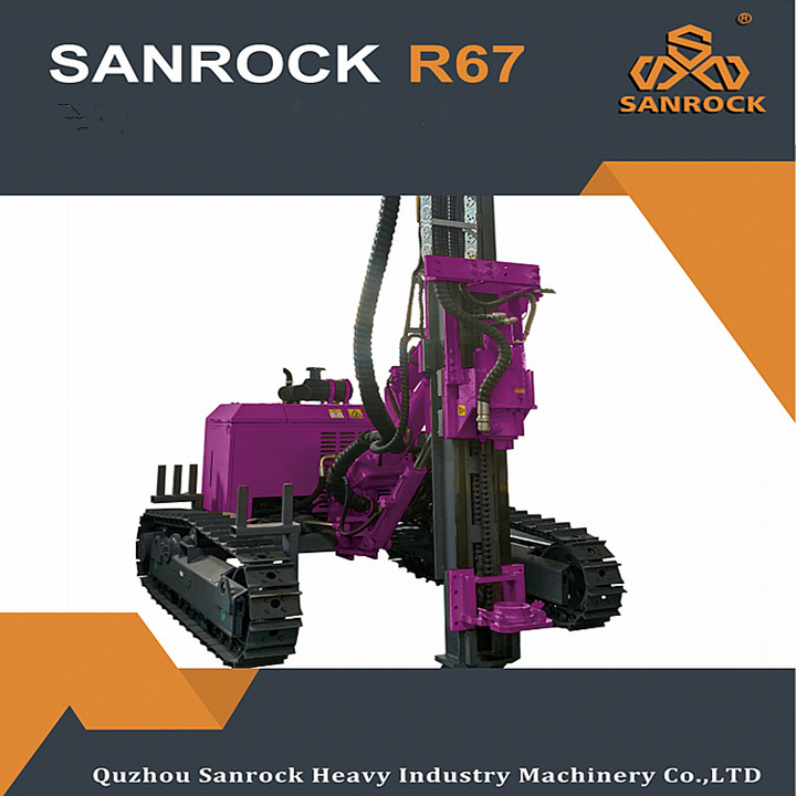 Crawler Hydraulic DTH Drilling Machine Rotary Blast Hole Separated Mining Drilling Rig
