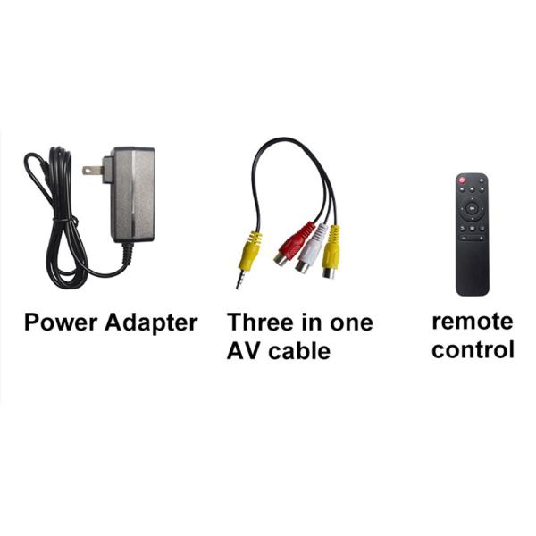 YG280 1080P Mini LED Projector Supported 16:9 Phone Same Screen