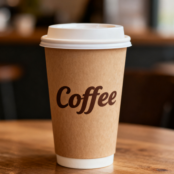 Eco-friendly water-based coating coffee paper cup custom printing logo hot coffee paper cup