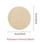 Tree Bark 5cm Natural Wood Discs Circle Wood Slices Cutouts Ornaments