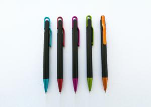 China Black Color Plastic Ball Pen with customized printing Logo for promotion(P1048) wholesale