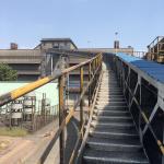Enclosed Tube Belt Conveyor Systems For Curved Dust Free Bulk Material Transport