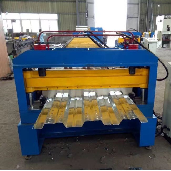 Hydraulic Cutting Sheet Metal Roll Forming Machines PLC Control 13-18 Stations 380V