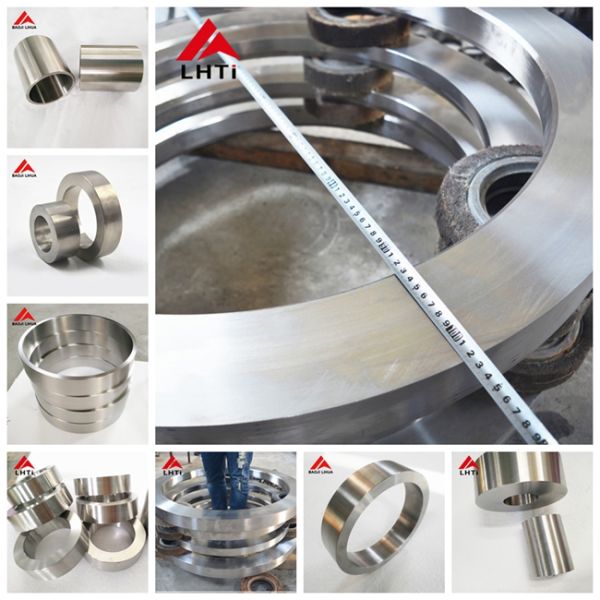Seamless Forged Titanium Ring DN150 PN10 ASTM B381 Bright Surface GR2 GR5 GR7