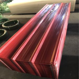 China HF-003 bordeaux color corrugated roofing sheet with the thickness 0.15-1.2mm wholesale