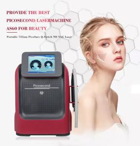 China Picosecond Laser Nd Yag Laser 1064/532/755/1320Nm Tattoo Removal Skin Rejuvenation Remove Freckles/Sunspots wholesale