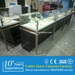 wooden jewelry display showcase/store jewelry stand