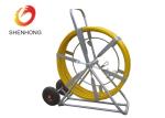 Fiber Optic Equipment Fiberglass Duct Rodder Fiberglass Push Pull Rod yellow