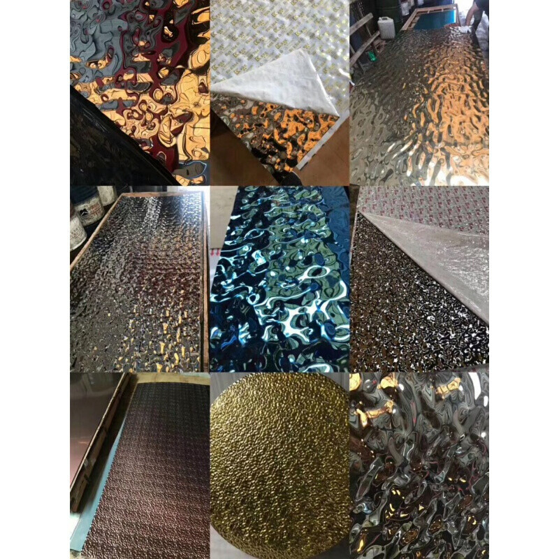 Stainless Steel Mirror Corrugated Plate Ceiling 20mm Thickness waterproof
