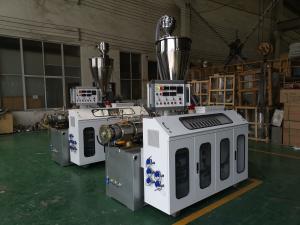 China Plastic Pipe Making Machinery Customizable Twin Screw PVC Pipe Extrusion Machine wholesale