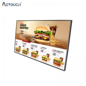 China 2K Digital Menu Boards For Advertising 43 Inch Signage Players FCC wholesale