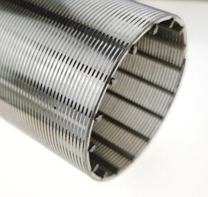 China Ss 304 316 Wedge Wire Screens In Well Drilling wholesale