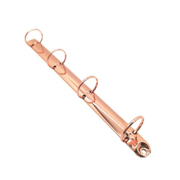 1.2 Inch Ring Binder Fasteners O Shape 4 Ring Binder Mechanism Gold