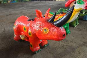 China Battery Powered Electric Ride On Dinosaur For Amusement Park / Playground wholesale