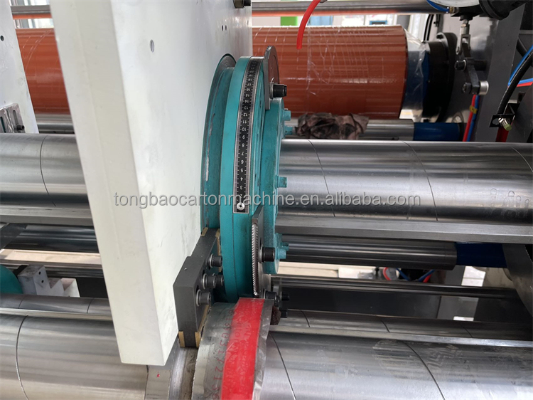 4 Color Flexo Die Cutting And Printing Machine For Cardboard Box Packaging